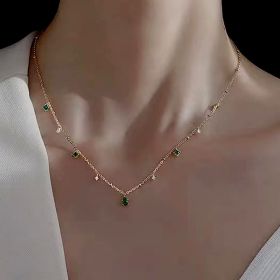 St. Patrick's Day Elegant Chain Necklace Festival Jewelry Pendant Necklace For Women & Girls
