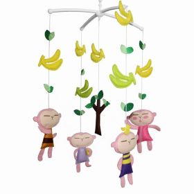 Handmade Crib Mobile Cute Baby Mobile Crib Decorations [Happy Paradise]