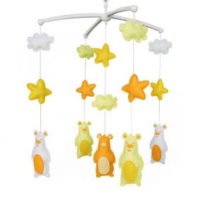 [Lovely Animals]Unique Baby Mobile, Handmade Bed Bell, Colourful Decoration