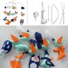 Blue Owl Birds Hedgehog Orange Fox Handmade Baby Musical Crib Mobile Nursery Mobile Hanging Toy for Boys Girls