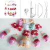 [Pink Birds with Hat] Hanging Baby Toys, Colorful Decor, Crib Mobile