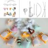Hanging Baby Toys, Colorful Decor, Crib Mobile [Tiger, Palm Civet and Bear]
