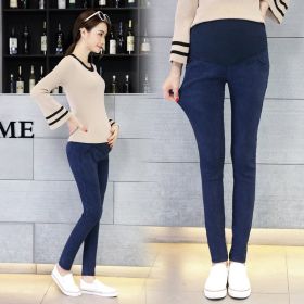 Pregnant Women'S Leggings Outer Stretch Footwear Pants Women'S Pregnant Women'S Pants Jeans Pencil Pants (Option: 4stlye-M)