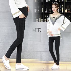 Pregnant Women'S Leggings Outer Stretch Footwear Pants Women'S Pregnant Women'S Pants Jeans Pencil Pants (Option: 3stlye-M)
