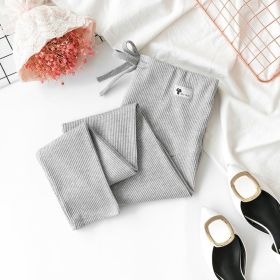 Leggings Pregnancy Clothes Pants Ropa Mujer Embarazada Premama (Option: Light Grey-L)