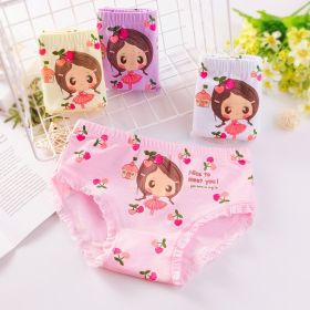 Boys' Cotton Cute Print All-match Panties (Option: BH036-2XL)