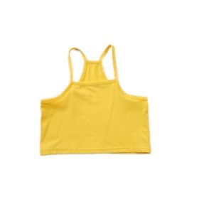 Girls Tube Top Wrapped Chest Camisole Girls Developmental Underwear (Option: Yellow-130cm)