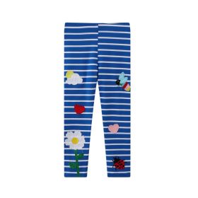 Summer Thin Baby Wear Cotton Leggings In Spring And Autumn (Option: Blue-3T)