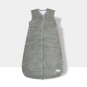 Baby Vest Integrated Sleeping Bag (Option: Green-90cm)