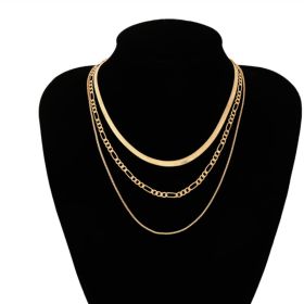 14K Gold/Silver Plated Snake Chain Necklace Herringbone Necklace Gold Choker Necklaces for Women Girl Gifts Jewelry (Color: Gold)