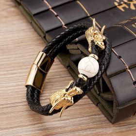 Personalized Stainless Steel Buckle Jewelry (Color: Gold, style: D)