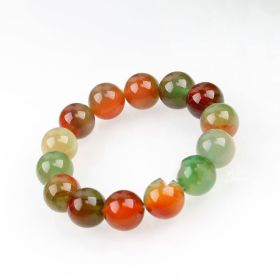Peacock Agate Bracelet Jewelry 8-20mm (Color: 14mm)