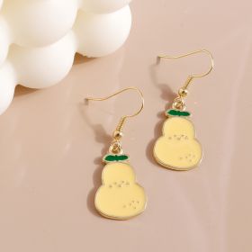 Jewelry Simulation Food Play Fruit Pineapple Pendant Earrings (style: 3 Style)