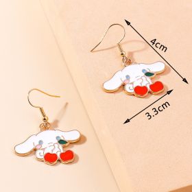Jewelry Simulation Food Play Fruit Pineapple Pendant Earrings (style: 20style)