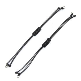 DIY Jewelry Accessories Material Adjustable Hand Rope Korean Wax Thread (Color: Black)