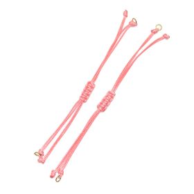 DIY Jewelry Accessories Material Adjustable Hand Rope Korean Wax Thread (Color: Pink)
