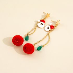 Christmas Earrings Holiday Gift Jewelry Girl (Color: ER22Y1078)