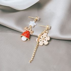 Christmas Earrings Holiday Gift Jewelry Girl (Color: ER22Y1075)