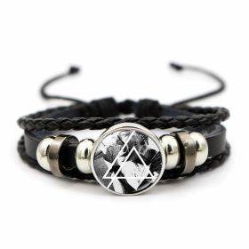 Time Stone Hand Weaving Bracelet European And American Beaded Jewelry (Color: JY004796 30)