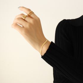 Spicy Girl Necklace Bracelet Jewelry Set (Color: E114 Gold Bracelet)