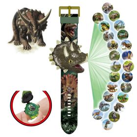 Dinosaur Projection Watch Children's Toys Creative Gift (Color: Triceratops)