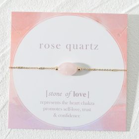 Jewelry Natural Stone Crushed Bracelet (Color: Pink)