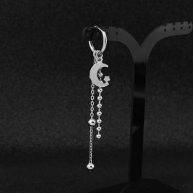 Stainless Steel Non-piercing Ear Clip Jewelry Earrings (Color: ear hole)