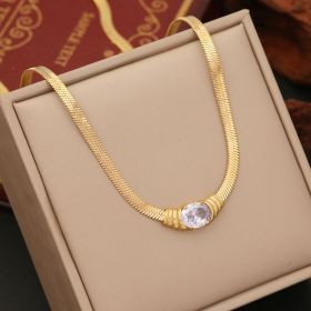 Jewelry Personalized Stainless Steel Necklace Set (Color: Necklace)