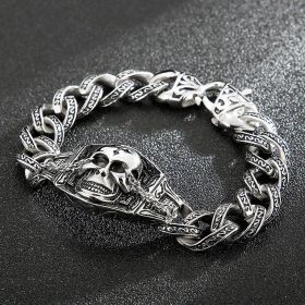 Jewelry Retro Old Creative Personality Stainless Steel Bracelet (Color: KB16221D)