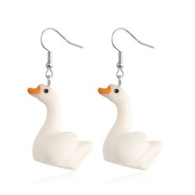 Simple And Cute Animal Earring Jewelry (style: CH0924 goose)