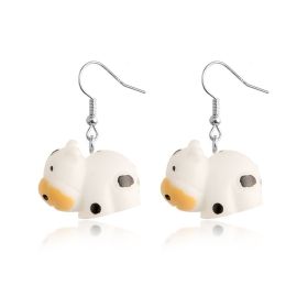 Simple And Cute Animal Earring Jewelry (style: CH0925Cow)