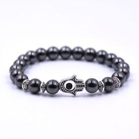 Beads Couple Jewelry Boys Hand Bead Jewelry Bracelet Jewelry (Color: Palm Four Pieces)