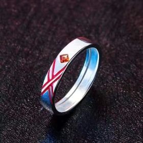Punk Ins New Two Dimensional Ring Jewelry (style: Female)