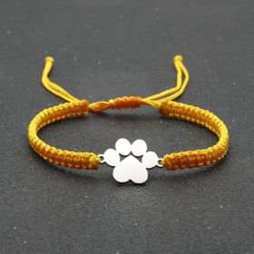 Popular Jewelry Stainless Steel Bear Claw Bracelet (Color: Yellow)