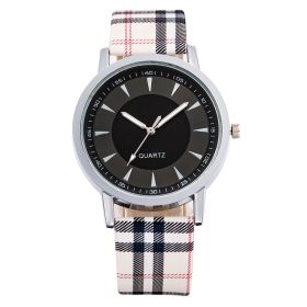 2021 Fashion Quartz Women Watch Ladies Luxury Brand Watches Leather Strap Dress Casual Clock Reloj Mujer Montre Femme Zegarek (Color: Silver Black, size: 1)