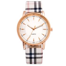 2021 Fashion Quartz Women Watch Ladies Luxury Brand Watches Leather Strap Dress Casual Clock Reloj Mujer Montre Femme Zegarek (Color: Gold White, size: 1)