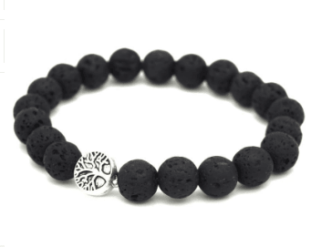 Hand-woven Red Rope Tree of Life Bracelet (Color: Black Version)